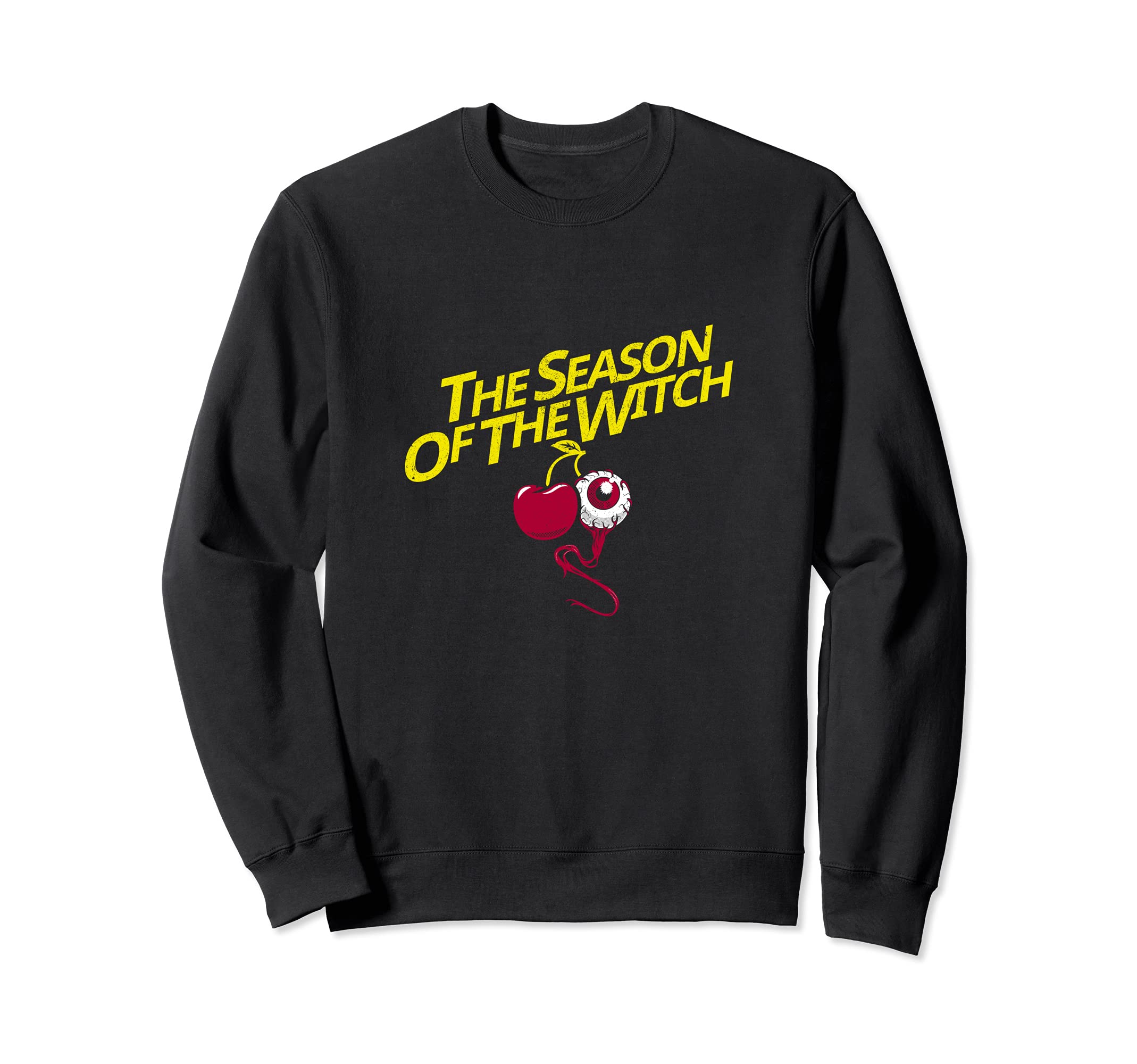 Season Witch Occult Horror Distressed Sweatshirt - Graphic Print Unisex - T-Shirt, Sweatshirt, Hoodie