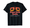 Second Grade Teacher Off Duty Sunset T-Shirt - Trendy Graphic for Adults - T-Shirt, Sweatshirt, Hoodie
