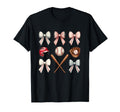 Baseball Mom Coquette Mothers T-Shirt - Casual Everyday Wear for Adults - T-Shirt, Sweatshirt, Hoodie
