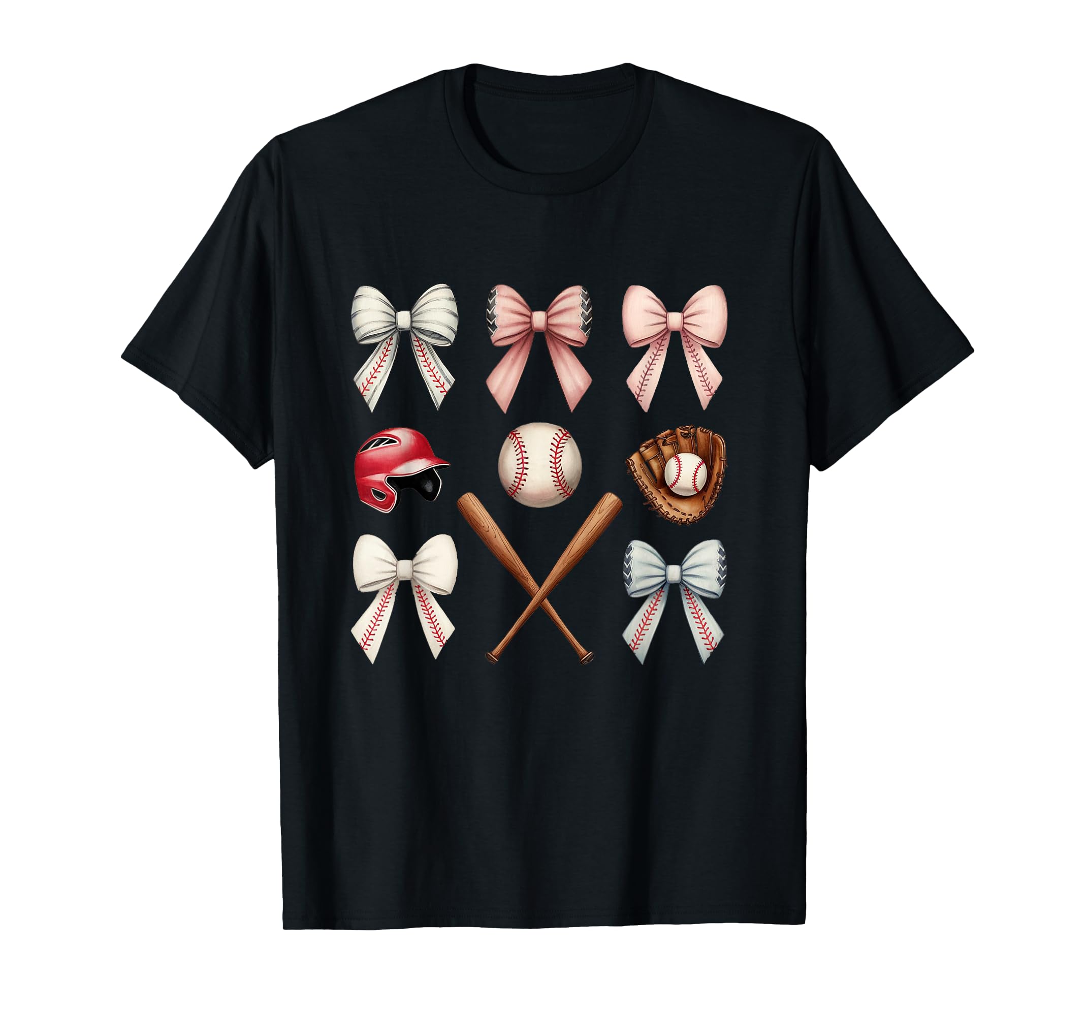 Baseball Mom Coquette Mothers T-Shirt - Casual Everyday Wear for Adults - T-Shirt, Sweatshirt, Hoodie