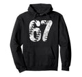 Baseball Softball Mom 67 Number 67 Hoodie - Novelty Apparel for Adults - T-Shirt, Sweatshirt, Hoodie