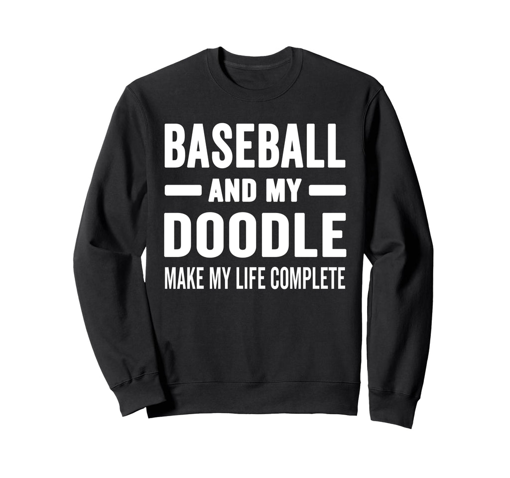Baseball And My Doodle Mama Dog Sweatshirt - Trendy Graphic for Adults - T-Shirt, Sweatshirt, Hoodie