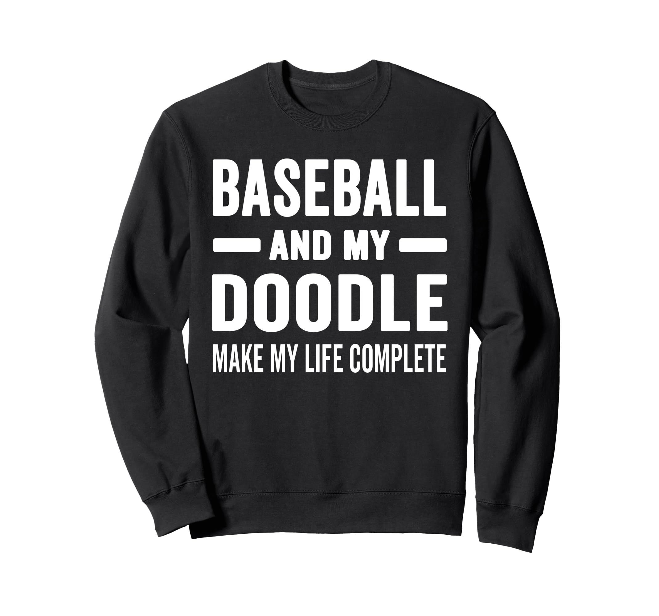 Baseball And My Doodle Mama Dog Sweatshirt - Trendy Graphic for Adults - T-Shirt, Sweatshirt, Hoodie