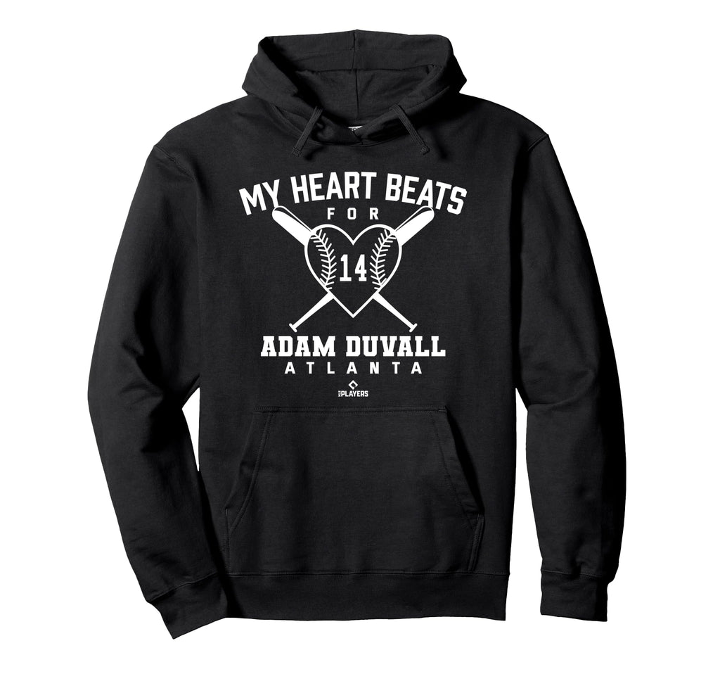 My Heart Beats Adam Duvall Hoodie - Fun Novelty Design for Adults - T-Shirt, Sweatshirt, Hoodie