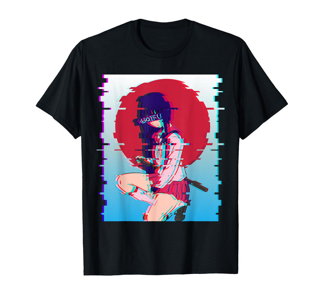 Waifu Anime School Japanese Aesthetic T-Shirt - Graphic Print Men Women - T-Shirt, Sweatshirt, Hoodie