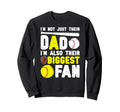 Their Biggest Fan Baseball Sweatshirt - Custom Art Print for Adults - T-Shirt, Sweatshirt, Hoodie