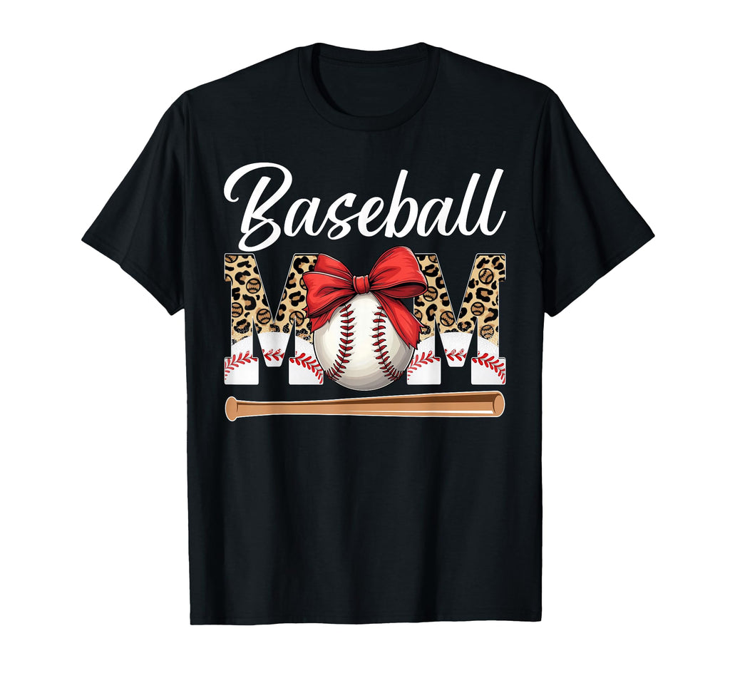 Baseball Mom Mother Ball Bat Sport T-Shirt - Custom Art Print Men Women - T-Shirt, Sweatshirt, Hoodie