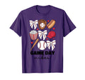 Game Day Vibes Coquette Bow Baseball Mom T-Shirt - Trendy Graphic Unisex - T-Shirt, Sweatshirt, Hoodie