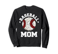 Baseball Mom Distressed Funny Sweatshirt - Streetwear Style for Adults - T-Shirt, Sweatshirt, Hoodie