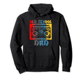 Old School Dad Hip Hop Lover Hoodie - Novelty Apparel for Adults - T-Shirt, Sweatshirt, Hoodie