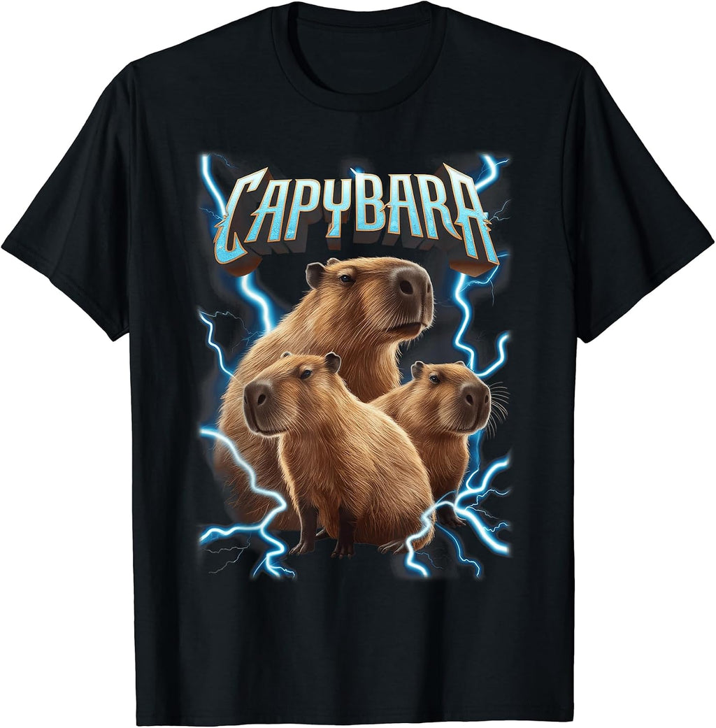 Capybara Metal Apparel - Adult & Kids T-Shirts, Sweatshirts & Hoodies apparel design preview 1