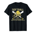 Softball Dad Just Like Baseball Dad But T-Shirt - Minimalist Print Unisex - T-Shirt, Sweatshirt, Hoodie