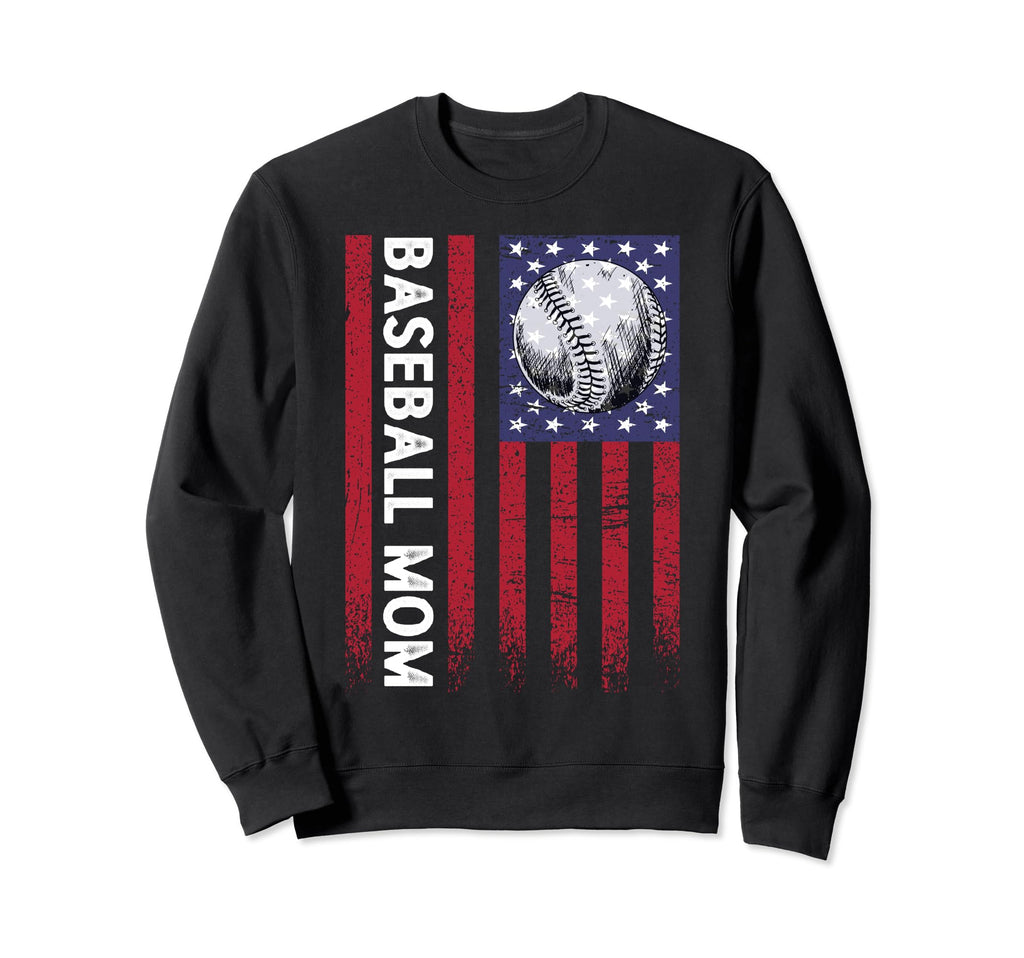 Baseball Mom Proud Family Sweatshirt - Casual Everyday Wear for Adults - T-Shirt, Sweatshirt, Hoodie