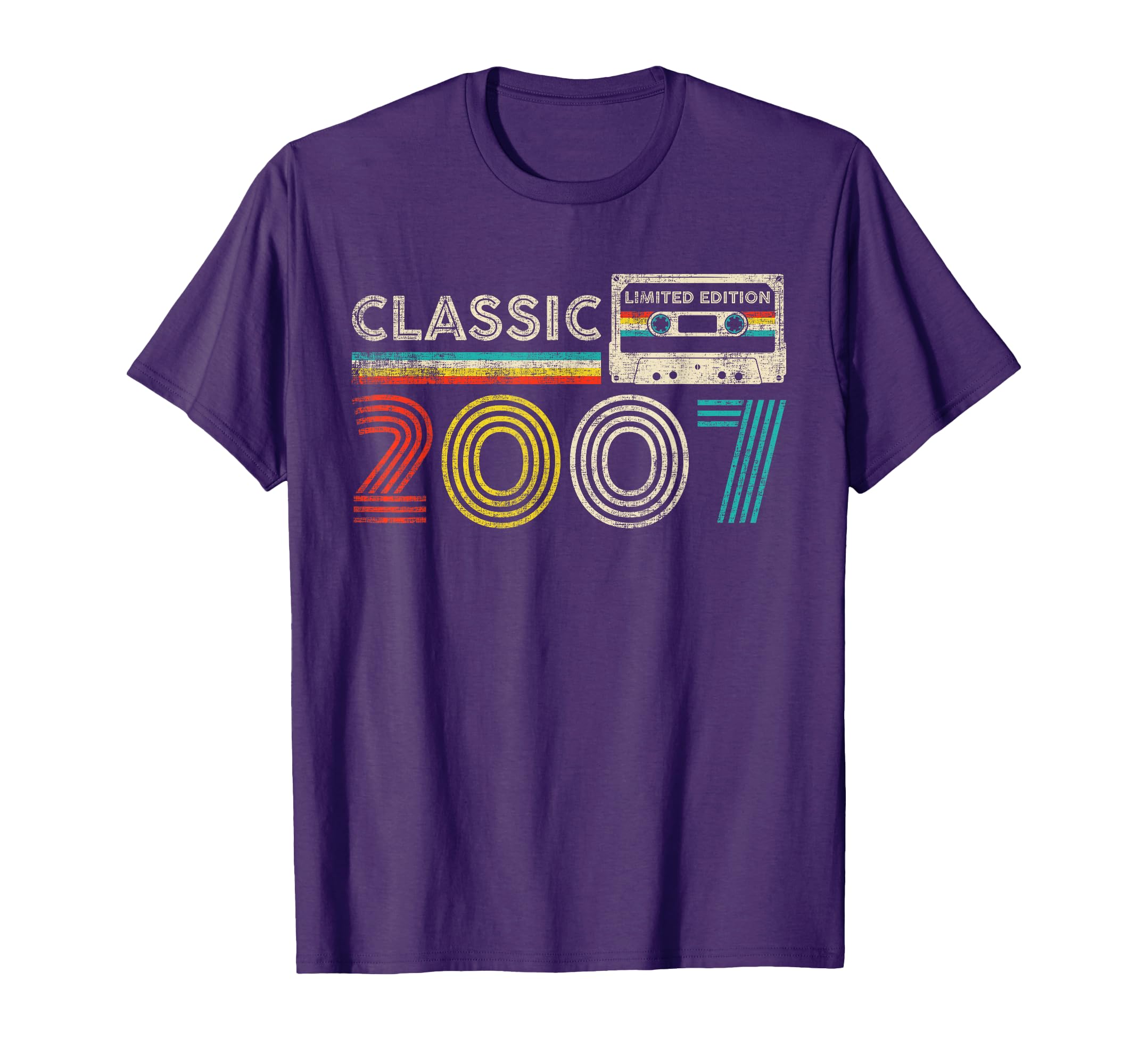 2007 Birthday 2007 Cassette Tape T-Shirt - Fun Novelty Design Unisex - T-Shirt, Sweatshirt, Hoodie