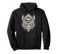 Y2K Gothic Emo Skull Crown Wings Cross Hoodie - Custom Art Print Men Women - T-Shirt, Sweatshirt, Hoodie
