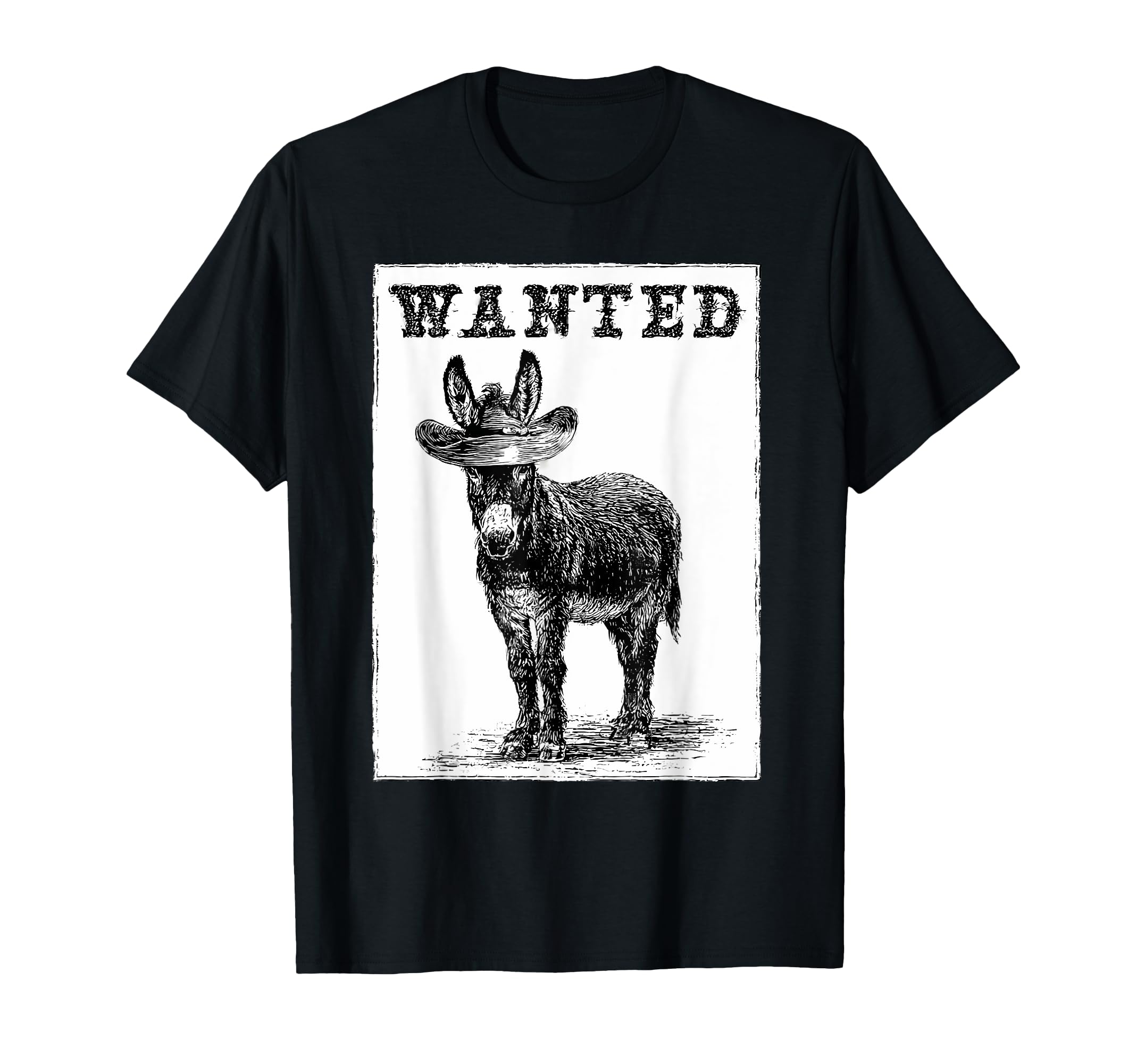 Donkey Cowboy Rodeo Cowgirl Western Country T-Shirt - Trendy Graphic Unisex - T-Shirt, Sweatshirt, Hoodie