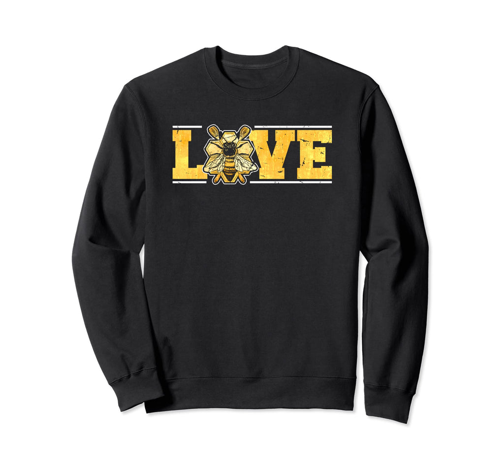 Bee Honeycomb Beekeeper Apiarist Love Sweatshirt - Graphic Print Unisex - T-Shirt, Sweatshirt, Hoodie