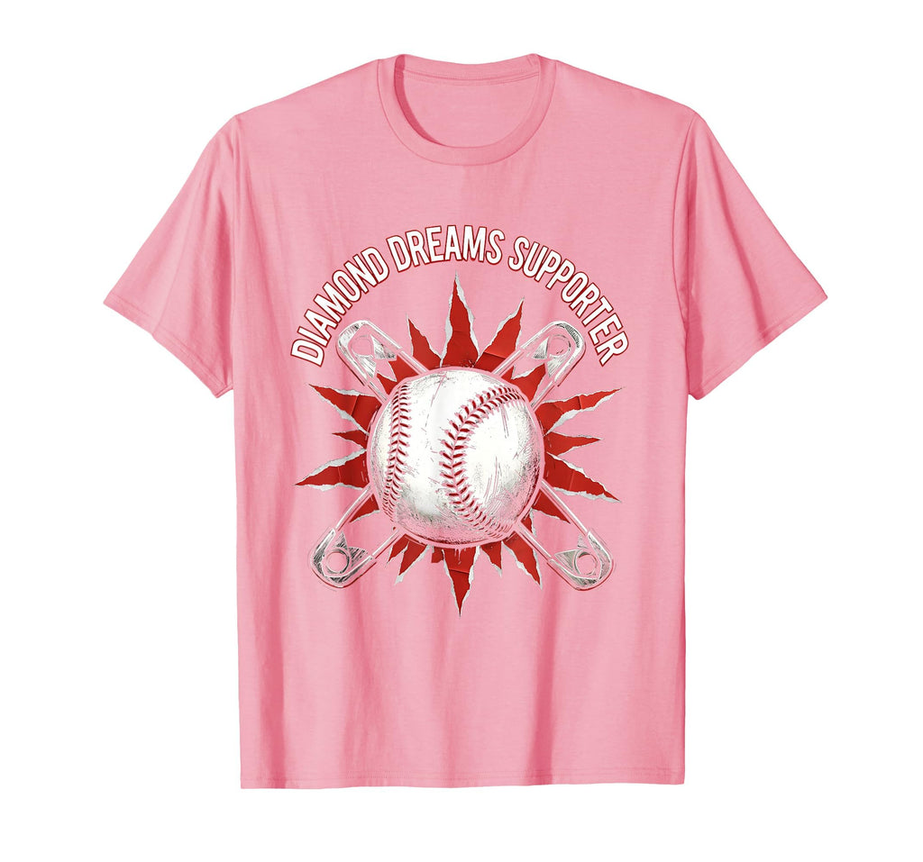 Diamond Dreams Supporter Mom T-Shirt - Aesthetic Graphic for Adults - T-Shirt, Sweatshirt, Hoodie