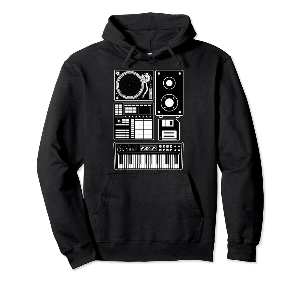 Funny Old School Hip Hop Rapper Beat Hoodie - Streetwear Style Unisex - T-Shirt, Sweatshirt, Hoodie