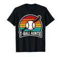 Funny T Ball Auntie Softball Ball T T-Shirt - Unique Graphic Men Women - T-Shirt, Sweatshirt, Hoodie