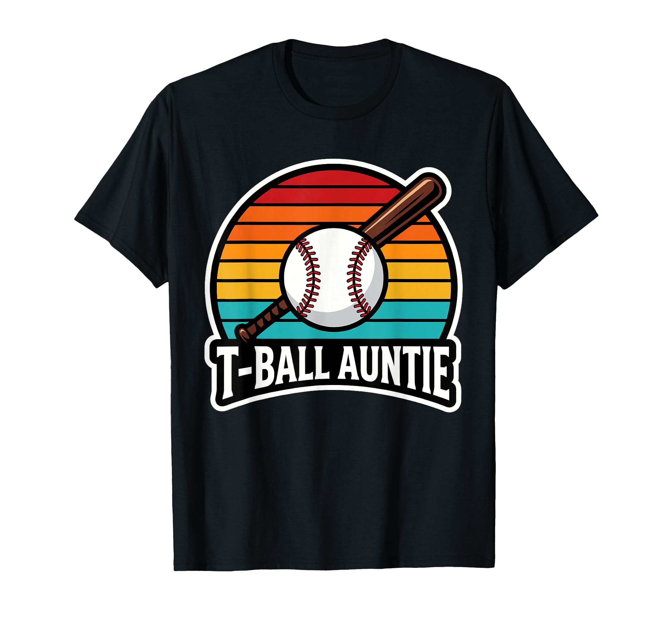Funny T Ball Auntie Softball Ball T T-Shirt - Unique Graphic Men Women - T-Shirt, Sweatshirt, Hoodie