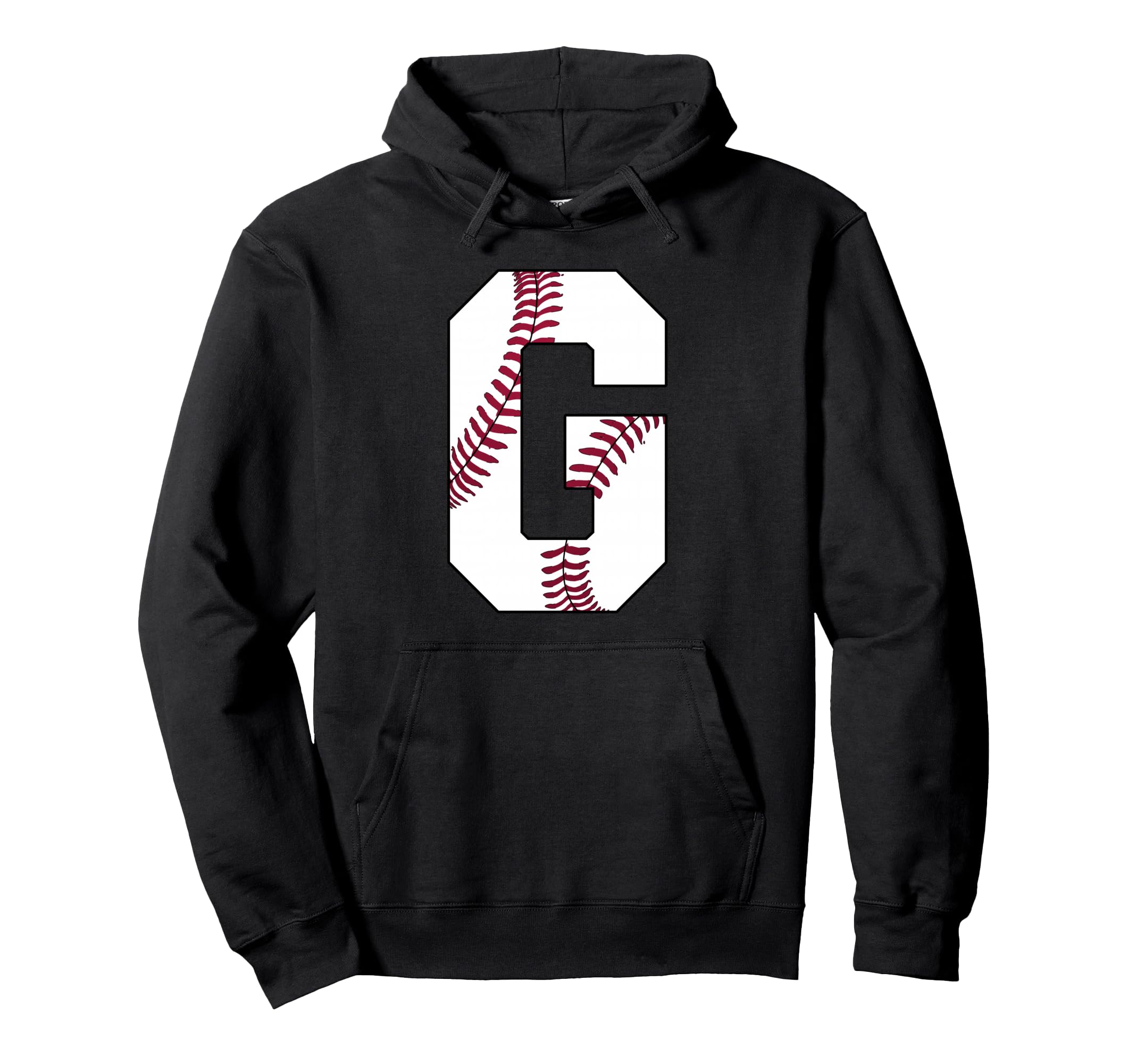 G Baseball Initial Personalized Letter Name Hoodie - Graphic Print Unisex - T-Shirt, Sweatshirt, Hoodie