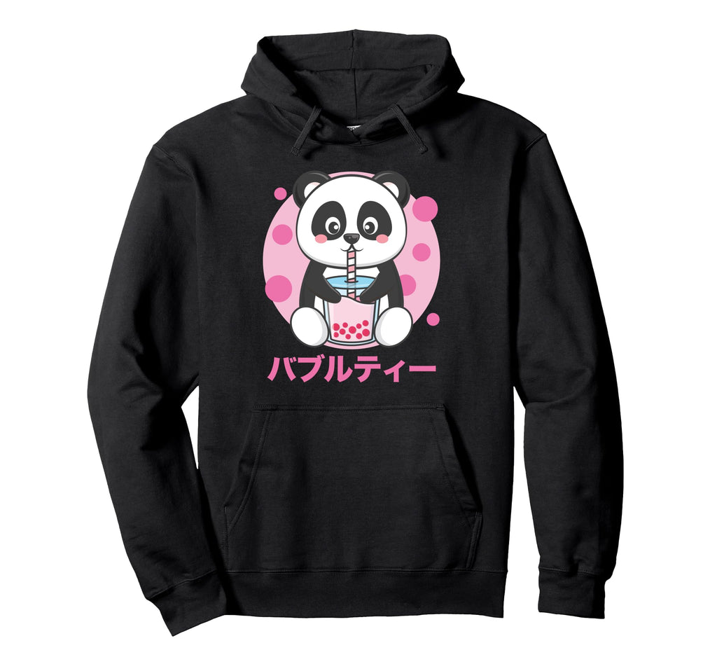 Panda Bubble Tea Kawaii Otaku Hoodie - Casual Everyday Wear for Adults - T-Shirt, Sweatshirt, Hoodie