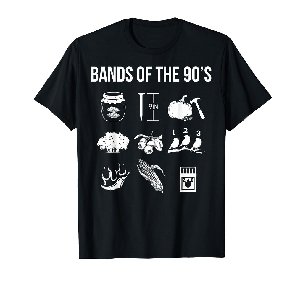 1990S Bands Music 90S Music Lover T-Shirt - Unique Graphic for Adults - T-Shirt, Sweatshirt, Hoodie