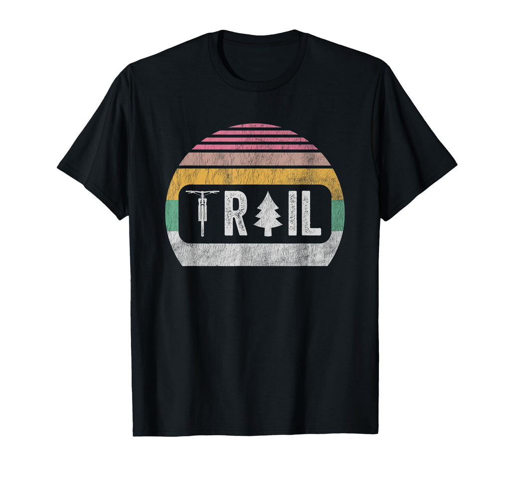 Trail Adventure Mountain Biking Sunset T-Shirt - Streetwear Style Men Women - T-Shirt, Sweatshirt, Hoodie