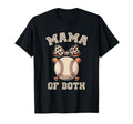 Leopard Mothers Day Mama Mom Both T-Shirt - Novelty Apparel Unisex - T-Shirt, Sweatshirt, Hoodie