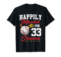 33Rd Wedding Anniversary Baseball T-Shirt - Custom Art Print Men Women - T-Shirt, Sweatshirt, Hoodie