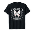 Coquette Bow Baseball Mom Game Day T-Shirt - Fun Novelty Design for Adults - T-Shirt, Sweatshirt, Hoodie