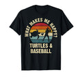 Baseball And Turtle Lovers Funny Pet T-Shirt - Custom Art Print Unisex - T-Shirt, Sweatshirt, Hoodie