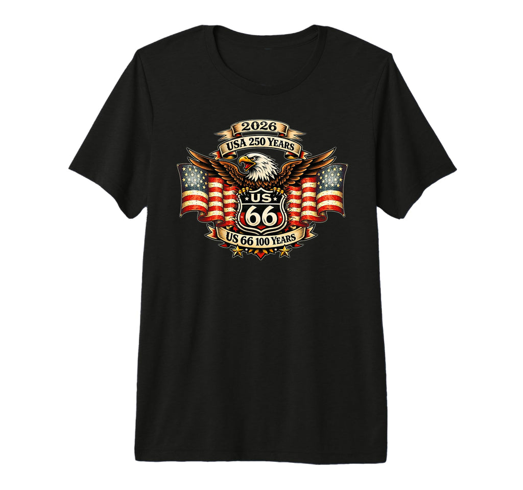 Usa 250 Us Highway 66 Mother Road T-Shirt - Aesthetic Graphic Unisex - T-Shirt, Sweatshirt, Hoodie