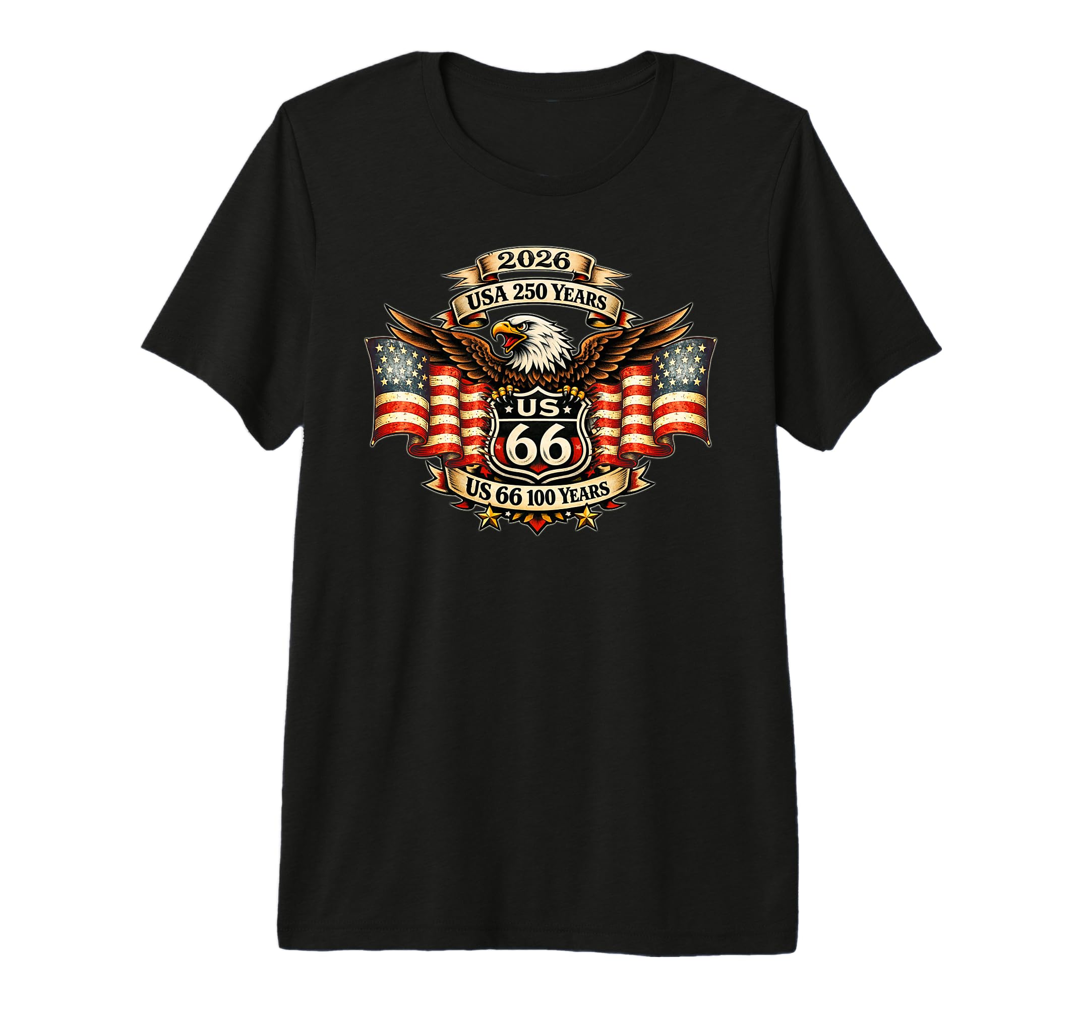 Usa 250 Us Highway 66 Mother Road T-Shirt - Aesthetic Graphic Unisex - T-Shirt, Sweatshirt, Hoodie