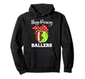 Busy Raising Ballers Funny Football Hoodie - Custom Art Print Unisex - T-Shirt, Sweatshirt, Hoodie