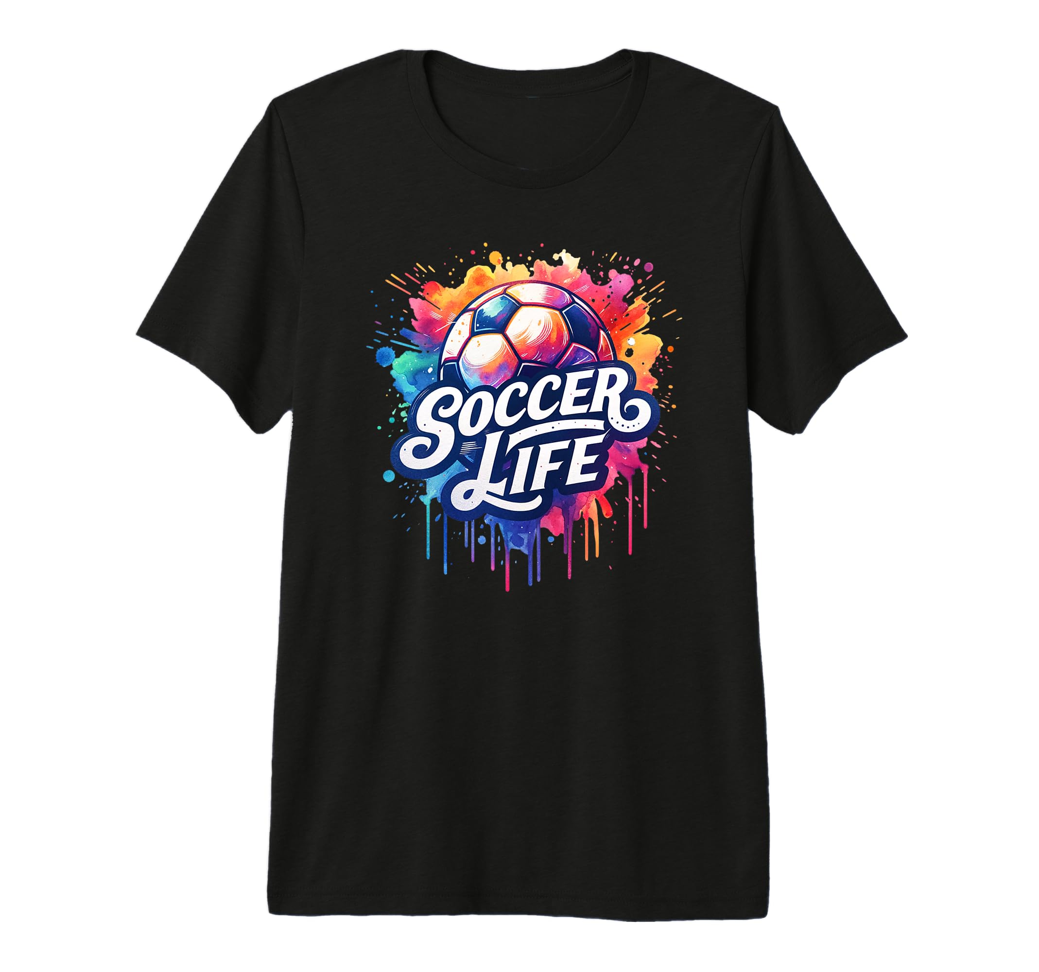 Soccer Life Soccer Ball Player Game T-Shirt - Fun Novelty Design Unisex - T-Shirt, Sweatshirt, Hoodie