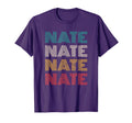 Nate First Name T-Shirt - Fun Novelty Design Unisex - T-Shirt, Sweatshirt, Hoodie