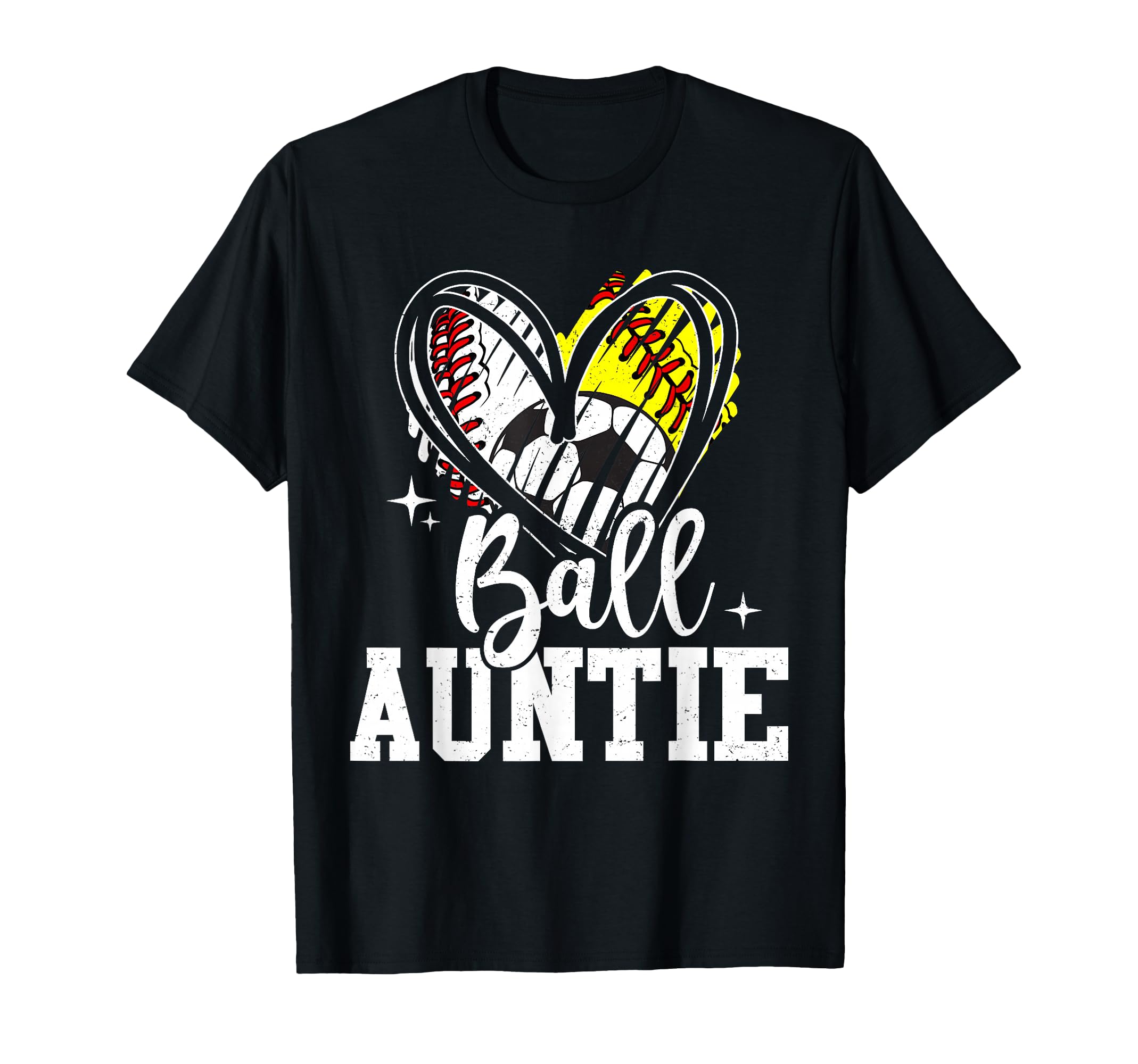 Ball Auntie Baseball Softball Soccer T-Shirt - Streetwear Style for Adults - T-Shirt, Sweatshirt, Hoodie