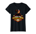 Messy Bun Baseball Mom Game Day Support T-Shirt - Fun Novelty Design Unisex - T-Shirt, Sweatshirt, Hoodie
