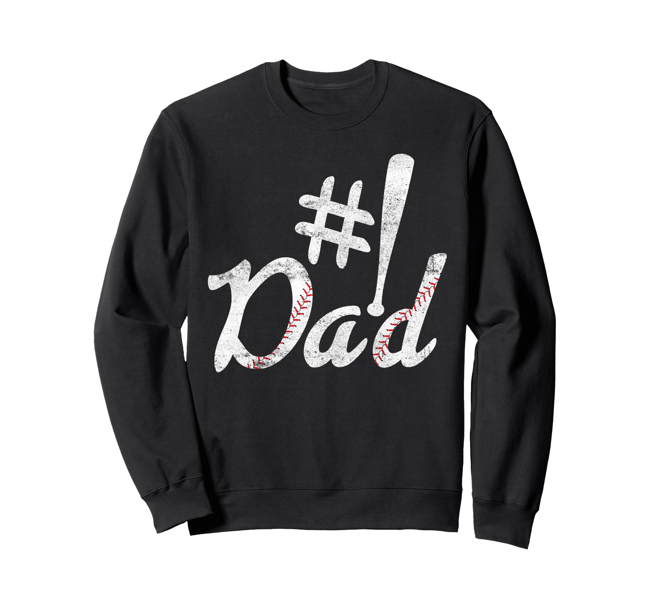 Baseball Player Dad Papa Fathers Day Sweatshirt - Minimalist Print Unisex - T-Shirt, Sweatshirt, Hoodie