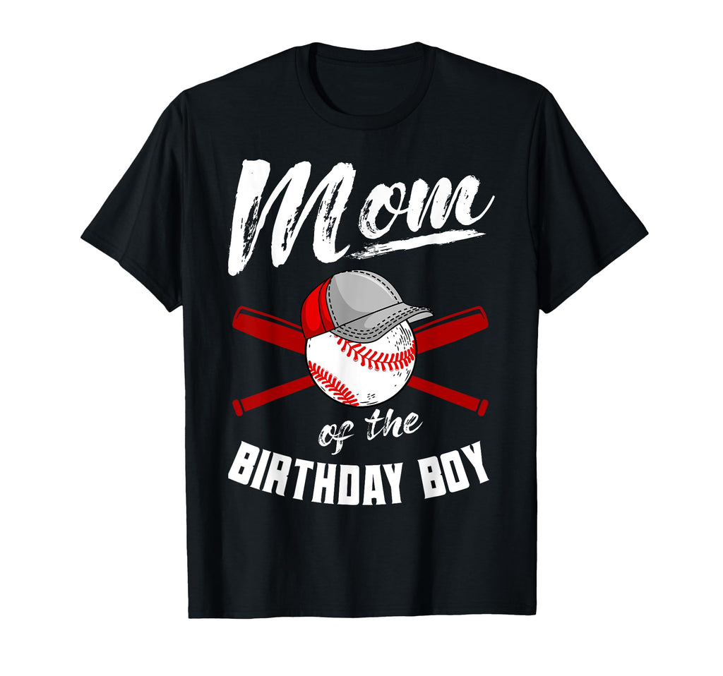 Mom Birthday Baseball Bday Party T-Shirt - Custom Art Print Men Women - T-Shirt, Sweatshirt, Hoodie