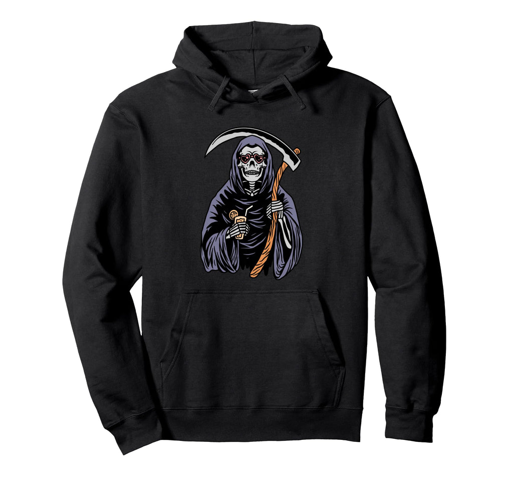 Dead Is Vacation Aesthetic Edgy Hoodie - Minimalist Print for Adults - T-Shirt, Sweatshirt, Hoodie