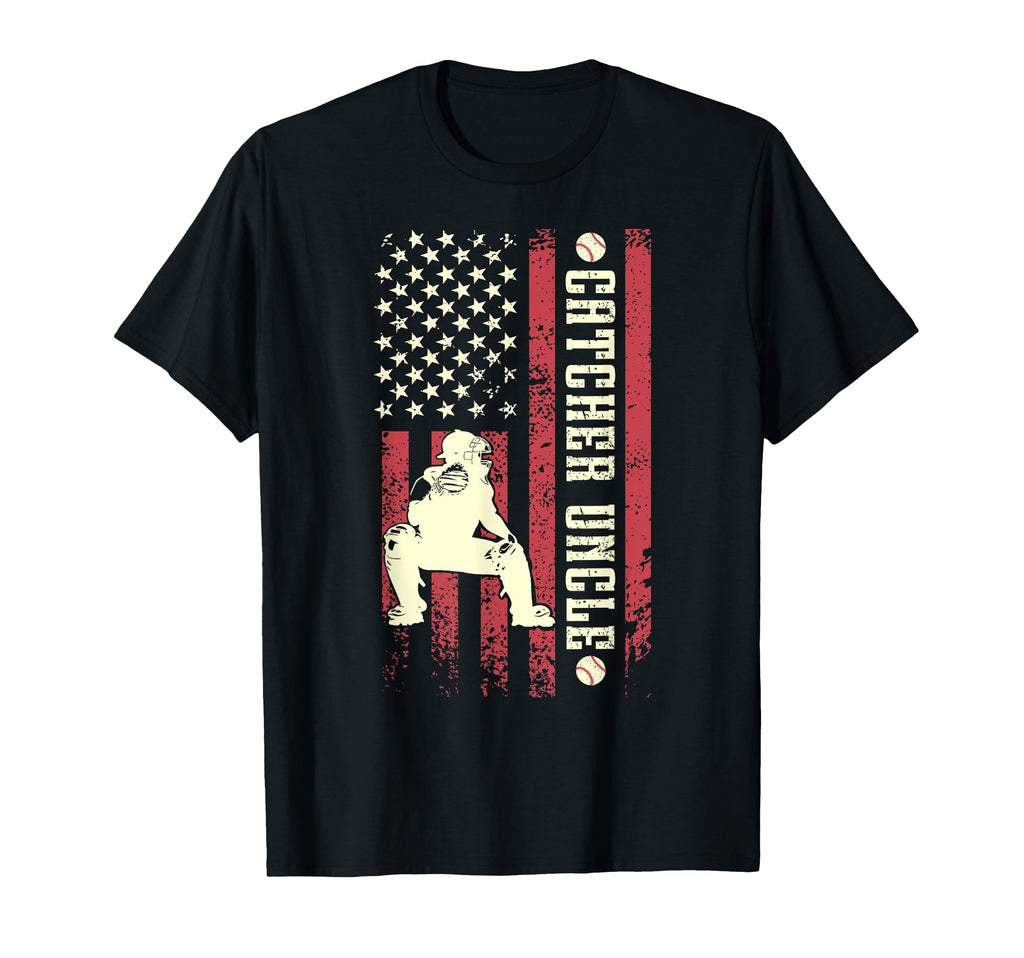 Baseball Catcher Uncle Baseball T-Shirt - Fun Novelty Design Men Women - T-Shirt, Sweatshirt, Hoodie