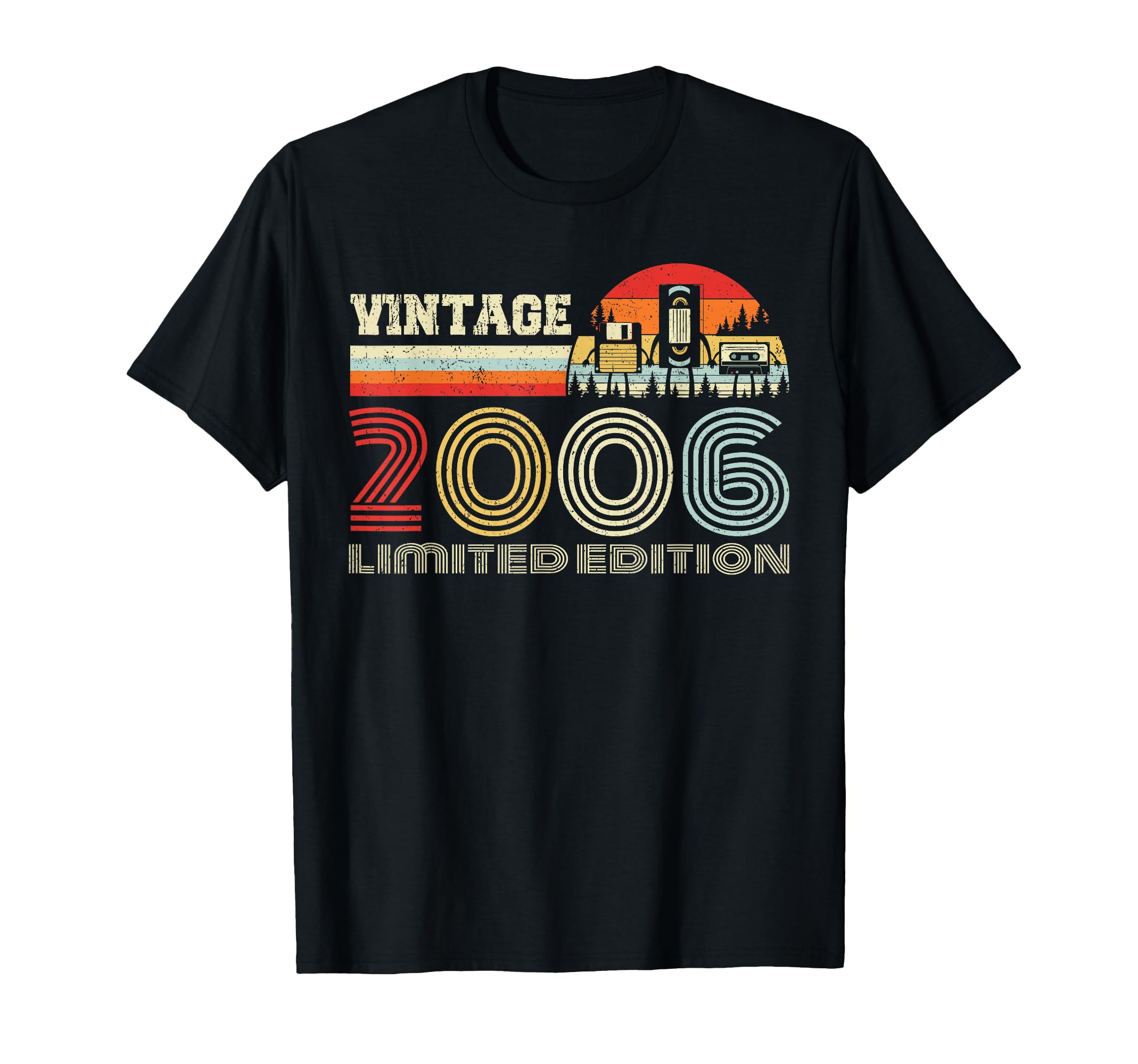 2006 Birthday 2006 Cassette Tape T-Shirt - Fun Novelty Design for Adults - T-Shirt, Sweatshirt, Hoodie