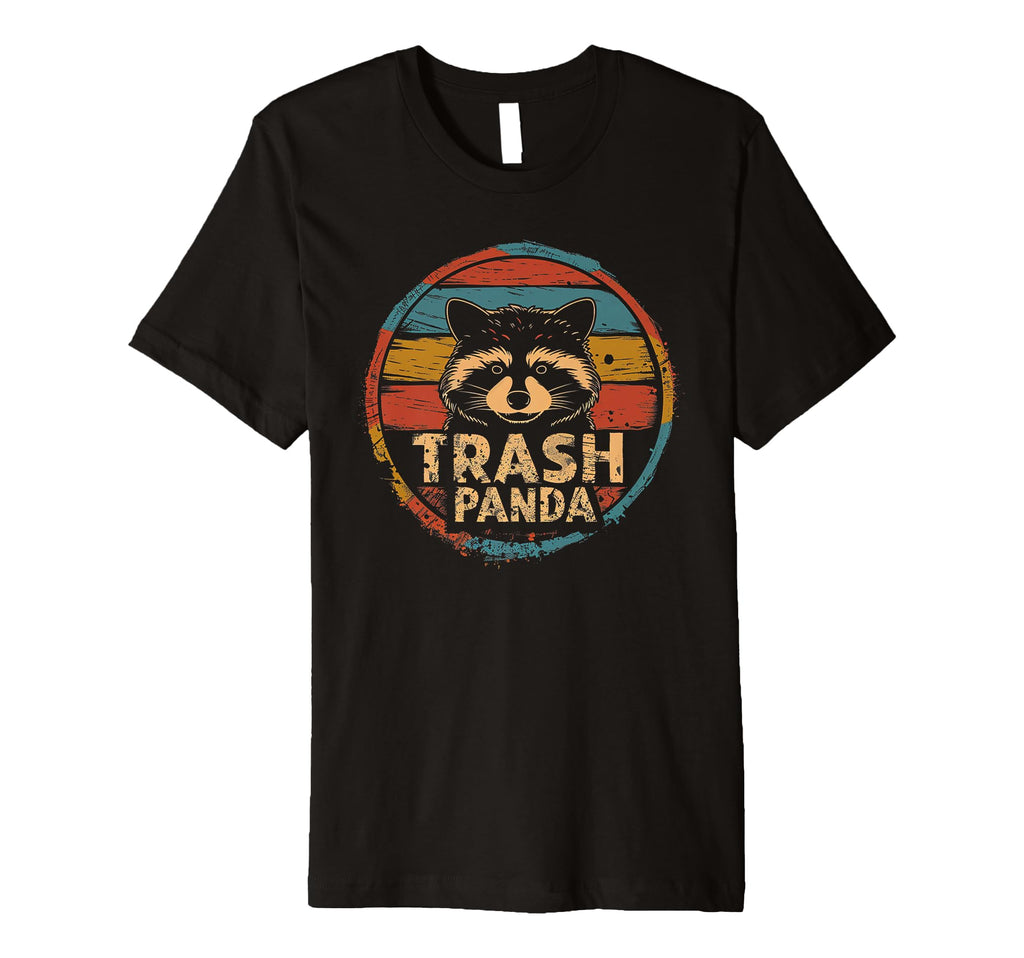 Raccoon Trash Panda 70S 80S Funny T-Shirt - Custom Art Print Unisex - T-Shirt, Sweatshirt, Hoodie