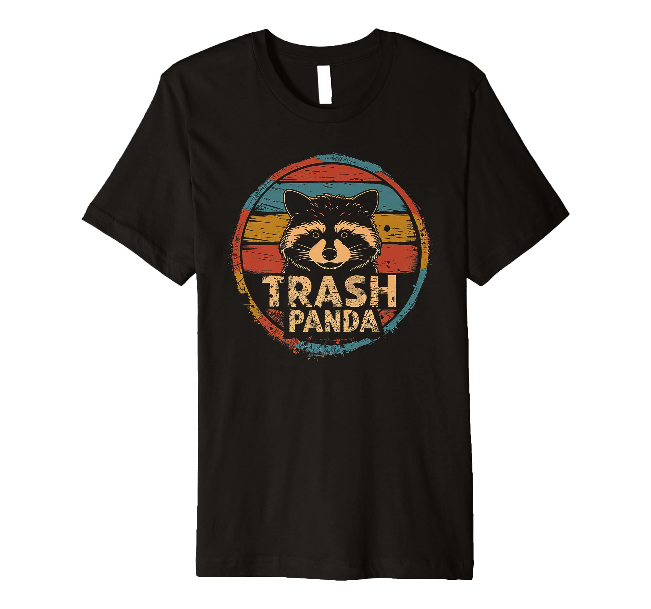 Raccoon Trash Panda 70S 80S Funny T-Shirt - Custom Art Print Unisex - T-Shirt, Sweatshirt, Hoodie