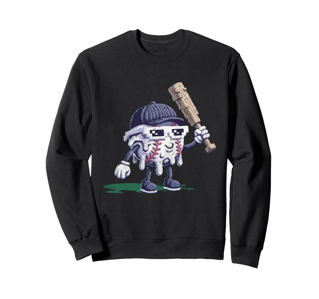 Baseball Drip Gamer Gifts T-Shirt - Novelty Apparel for Adults - T-Shirt, Sweatshirt, Hoodie