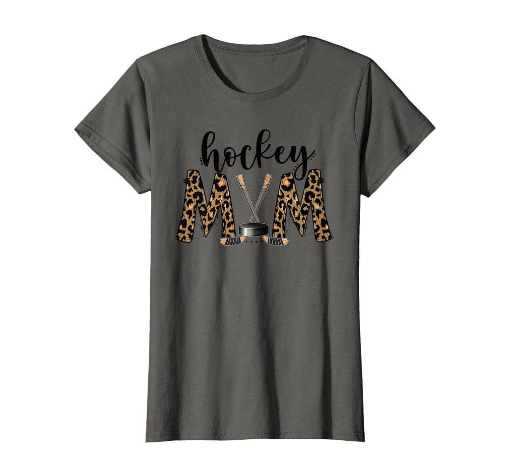 Leopard Hockey Mom Proud Mom Game T-Shirt - Aesthetic Graphic Men Women - T-Shirt, Sweatshirt, Hoodie