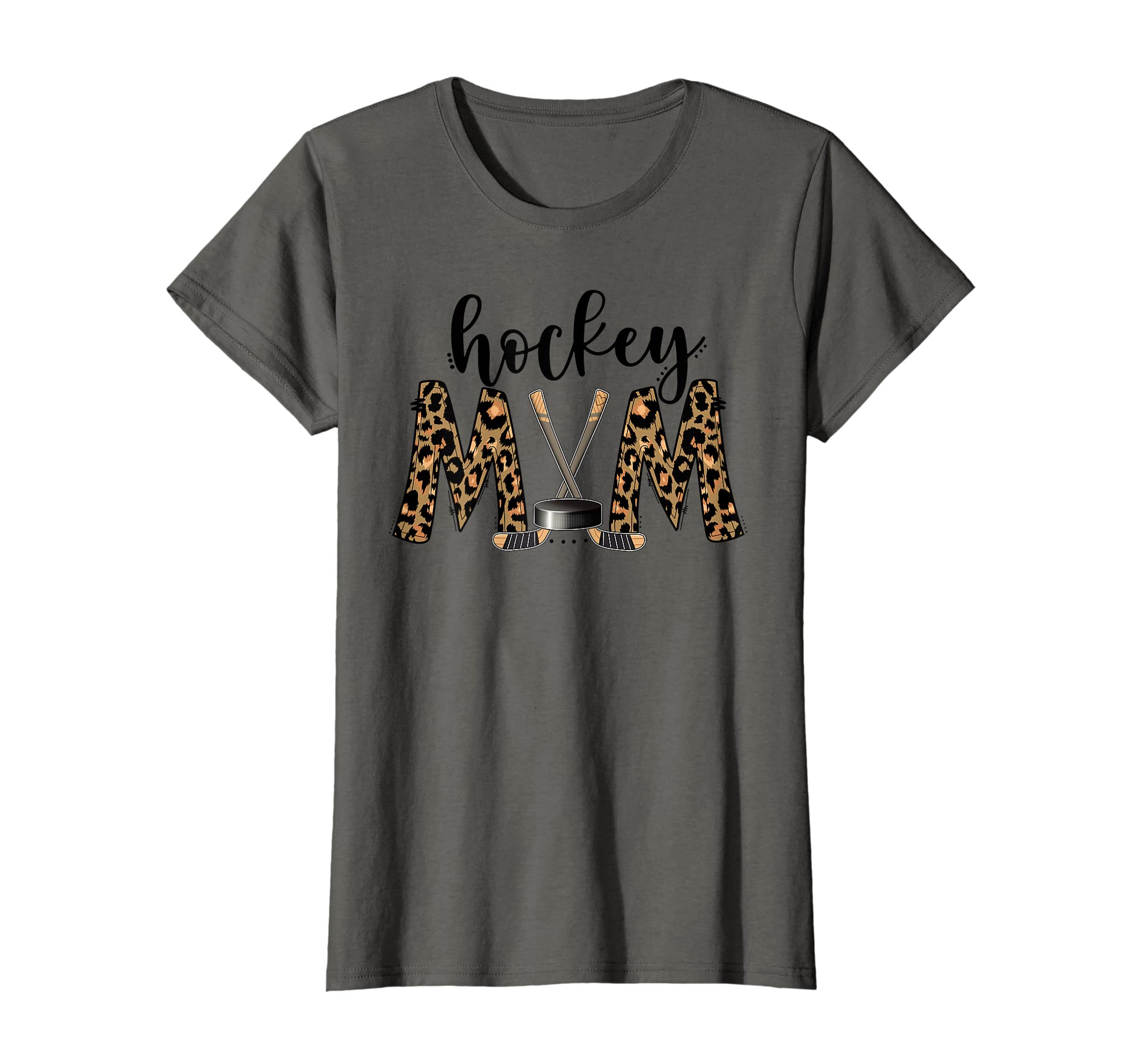 Leopard Hockey Mom Proud Mom Game T-Shirt - Aesthetic Graphic Men Women - T-Shirt, Sweatshirt, Hoodie